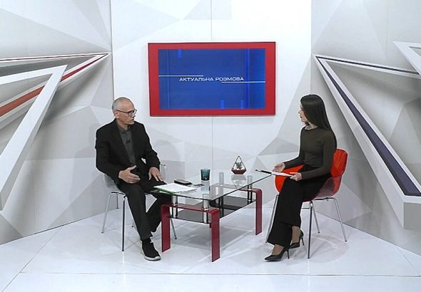 Присяжний Журенков Валерій у студії ВІККА під час ефіру